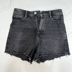Zara high waisted black shorts